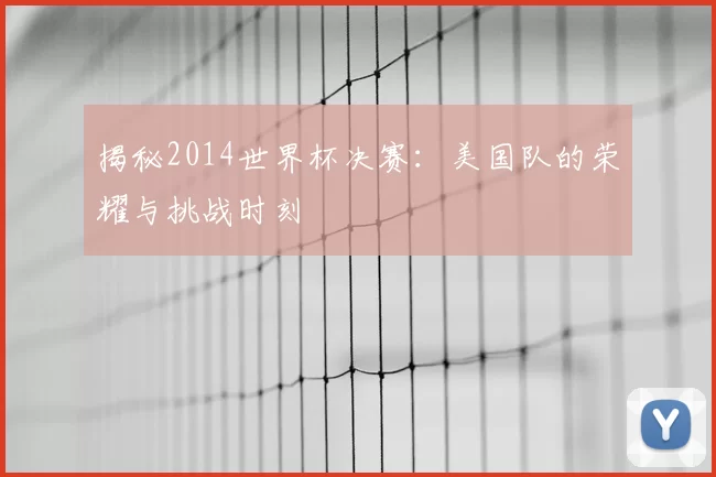 揭秘2014世界杯决赛:美国队的荣耀与挑战时刻